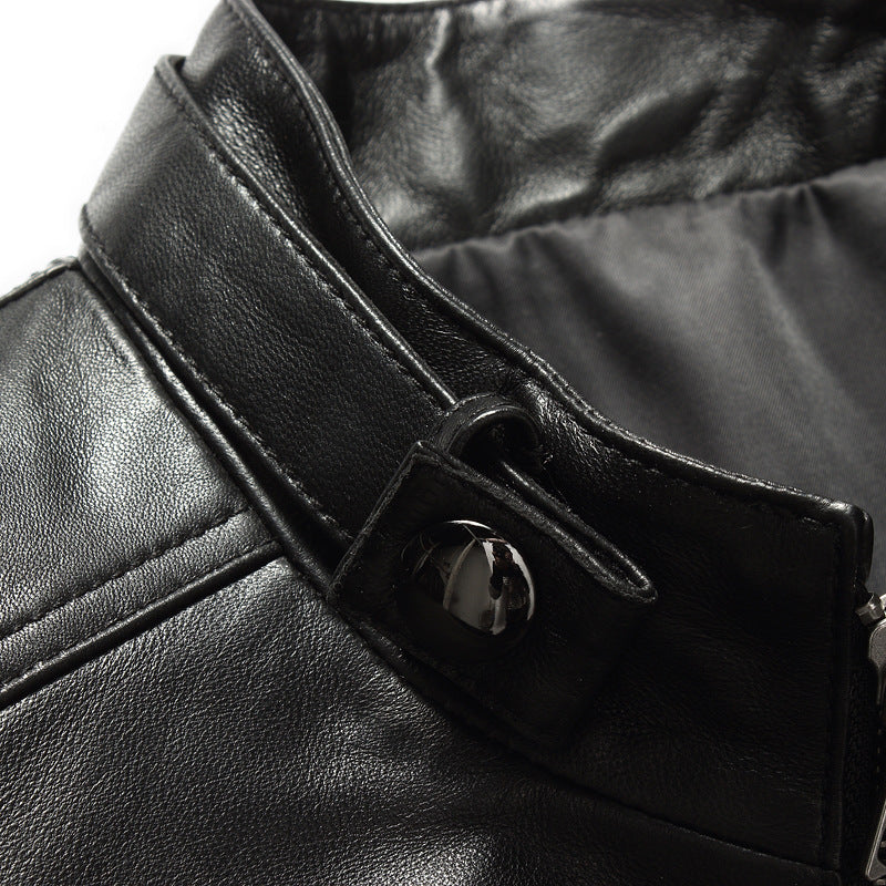 Sleekvibe Men's leather jacket image 1
