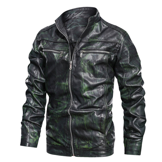 Sleekvibe leather jacket For Men image 2