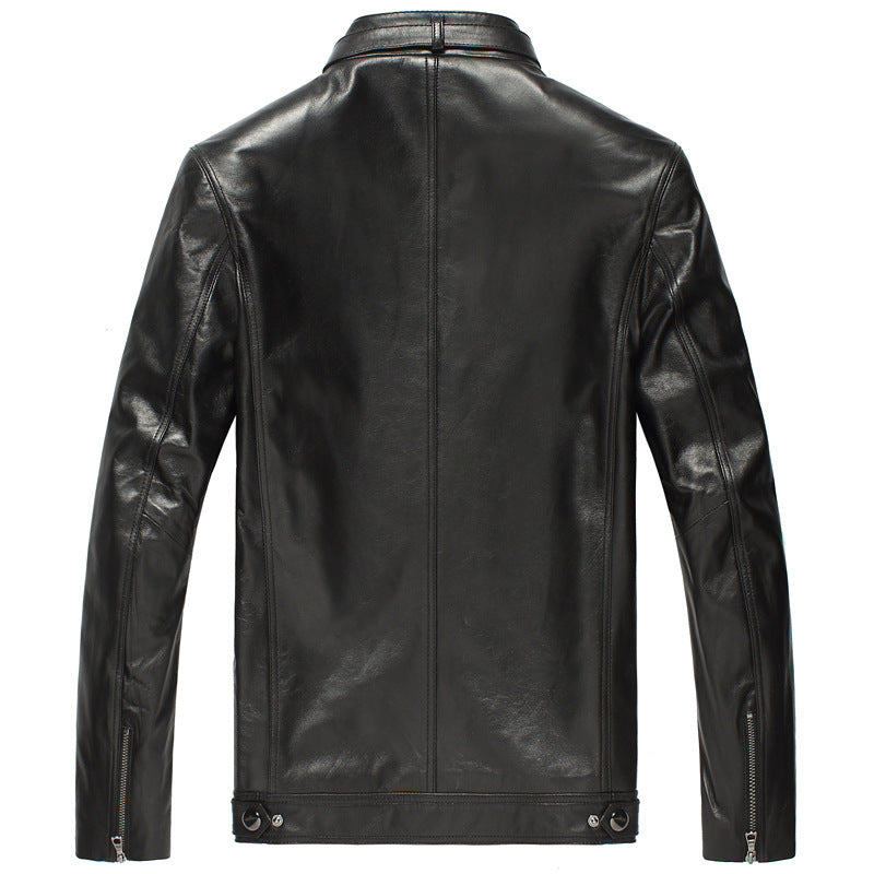 Sleekvibe Men's leather jacket image 2