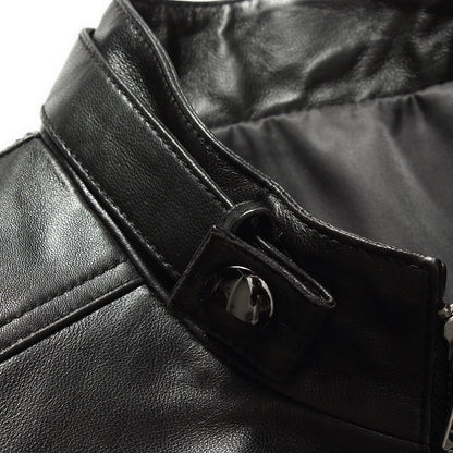 Sleekvibe Men's leather jacket image 1