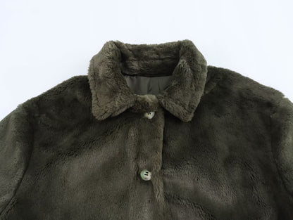 Winter Women's Clothing European And American Fashion Faux Fur Coat image 1