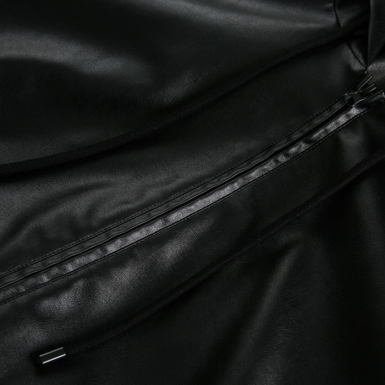 Men’s Hooded Leather Jacket