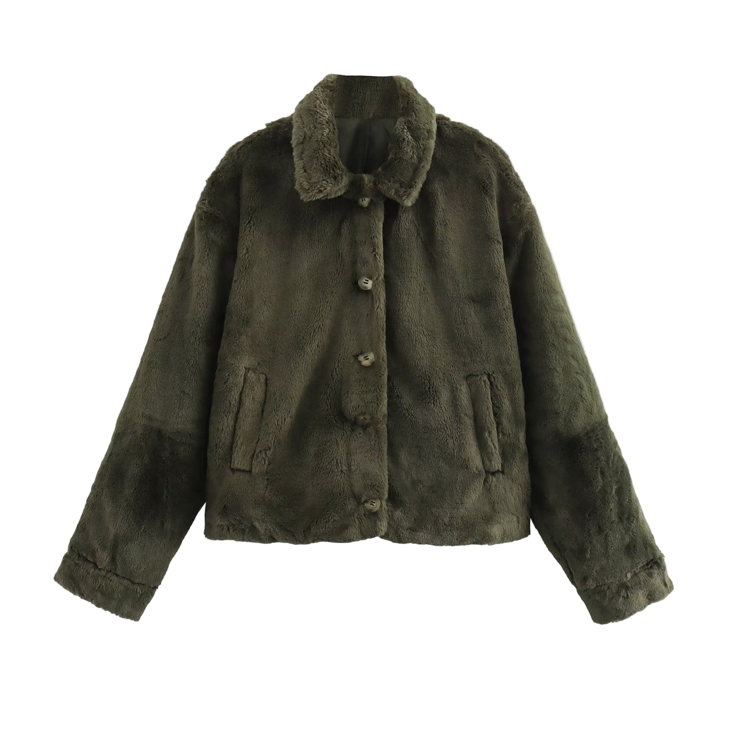 Winter Women's Clothing European And American Fashion Faux Fur Coat image 0